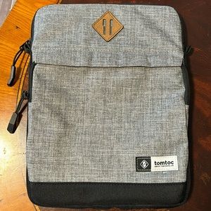 TOMTOC iPad case, like new, fun front pocket